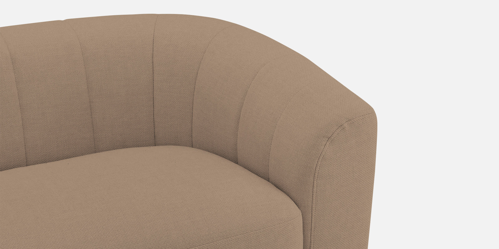 Mara Fabric 3 Seater Sofa In Cookie Beige Colour