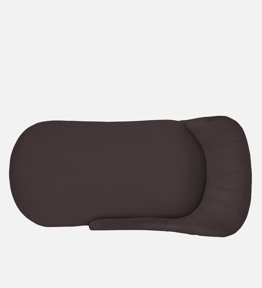 Flora Velvet Lhs Chaise Lounger In Mocha Brown Colour - Febonic Living