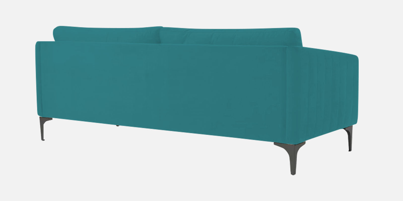 Haru Velvet 3 Seater Sofa in Arabian green Colour