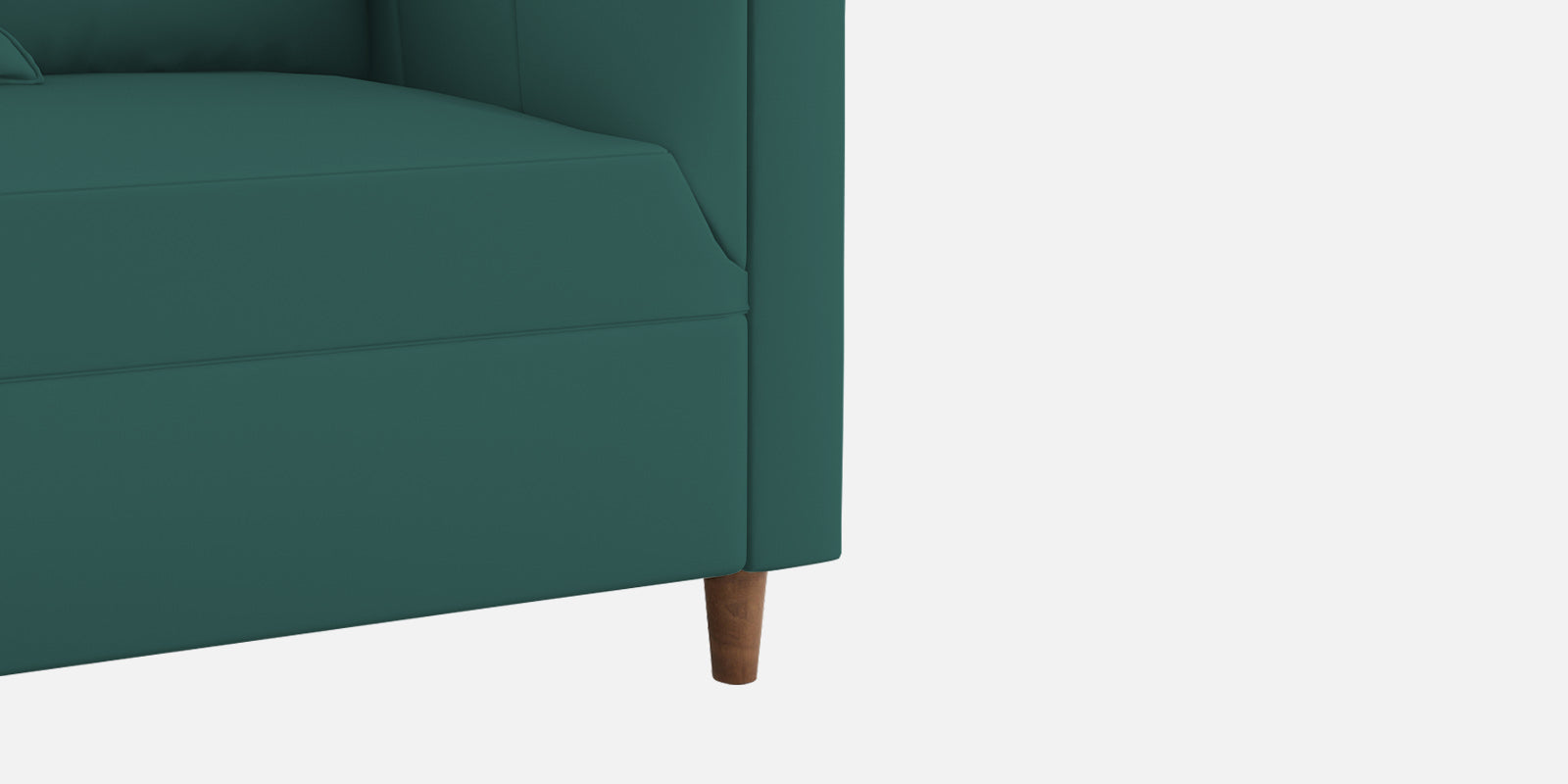 Rubi Velvet 3 Seater Sofa in Pine green Colour