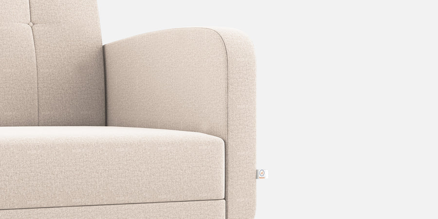 Wiki Velvet 2 Seater Sofa In Camel Beige Colour - Febonic Living