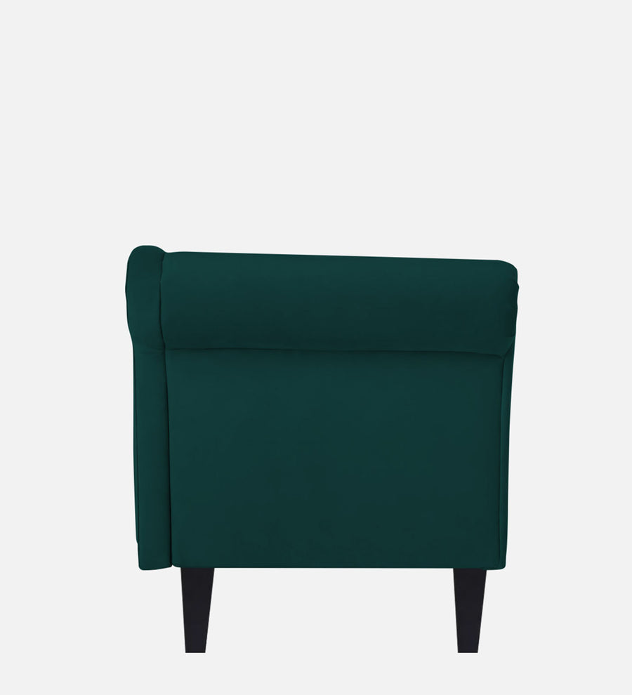 Rana Velvet Rhs Chaise Lounger In Forest Green Colour - Febonic Living