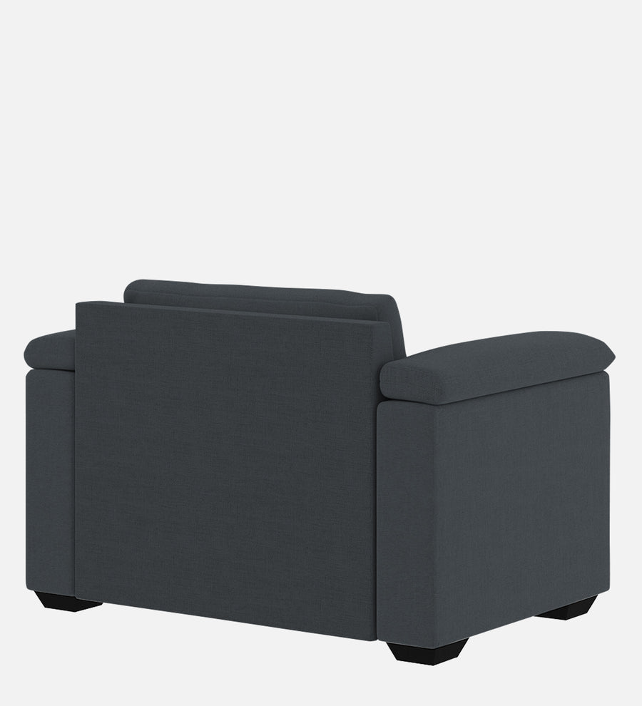 Andres Fabric 1 Seater Sofa In Dub Grey Colour - Febonic Living
