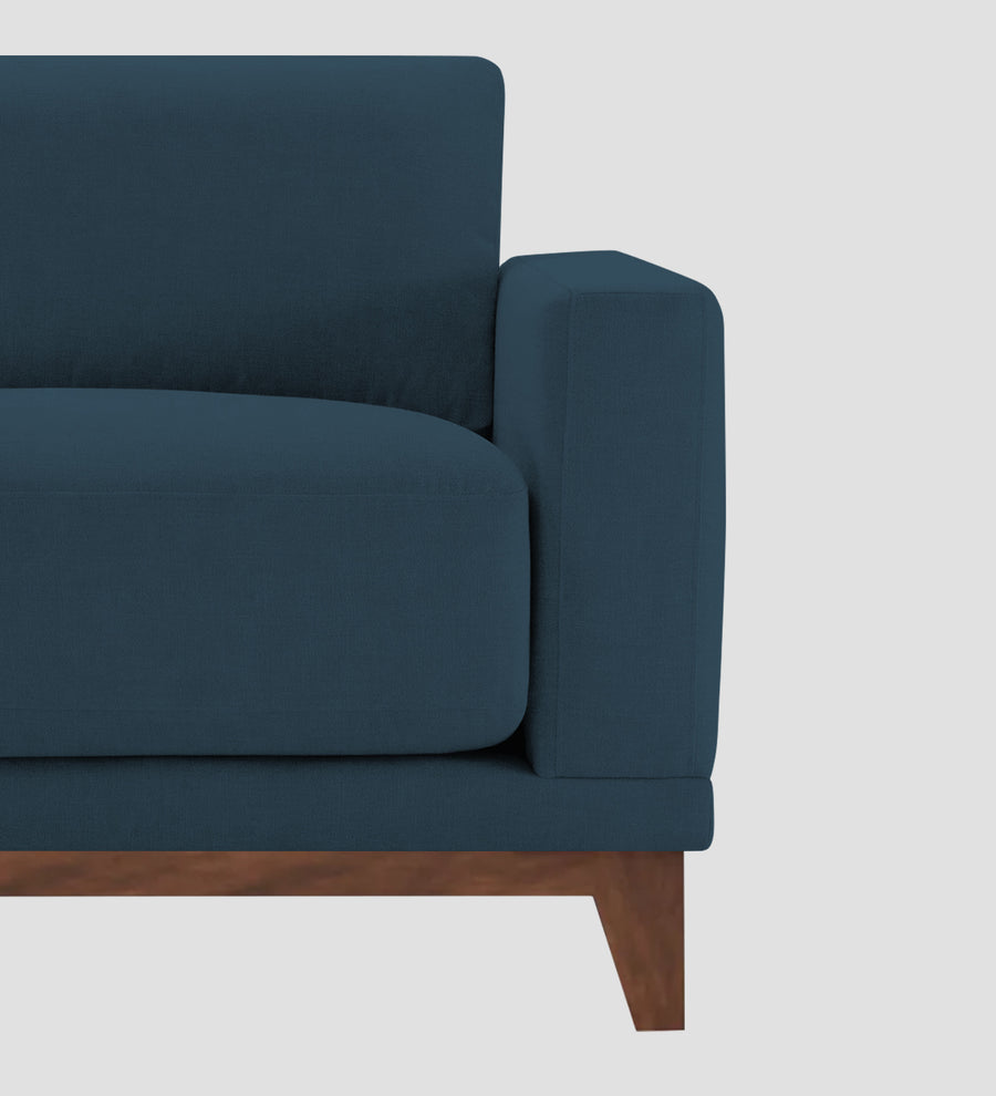 Esha Fabric 1 Seater Sofa In Cool Blue Colour - Febonic Living