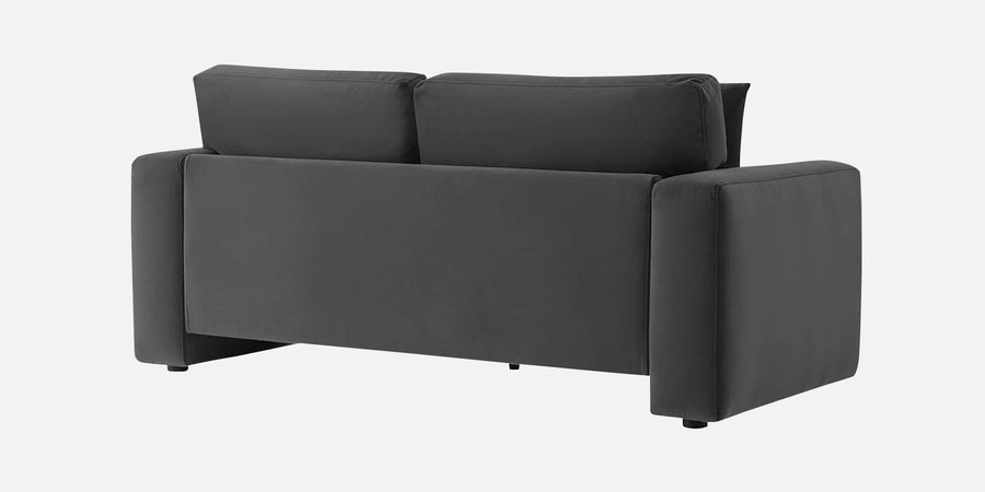 Kosta Velvet 2 Seater Sofa In Davy Grey Colour - Febonic Living