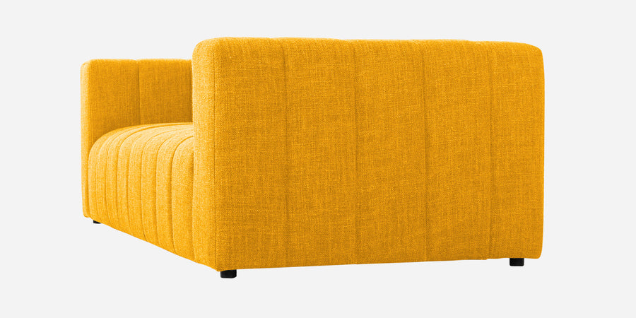 Lara Fabric 2 Seater Sofa In Bold Yellow Colour - Febonic Living