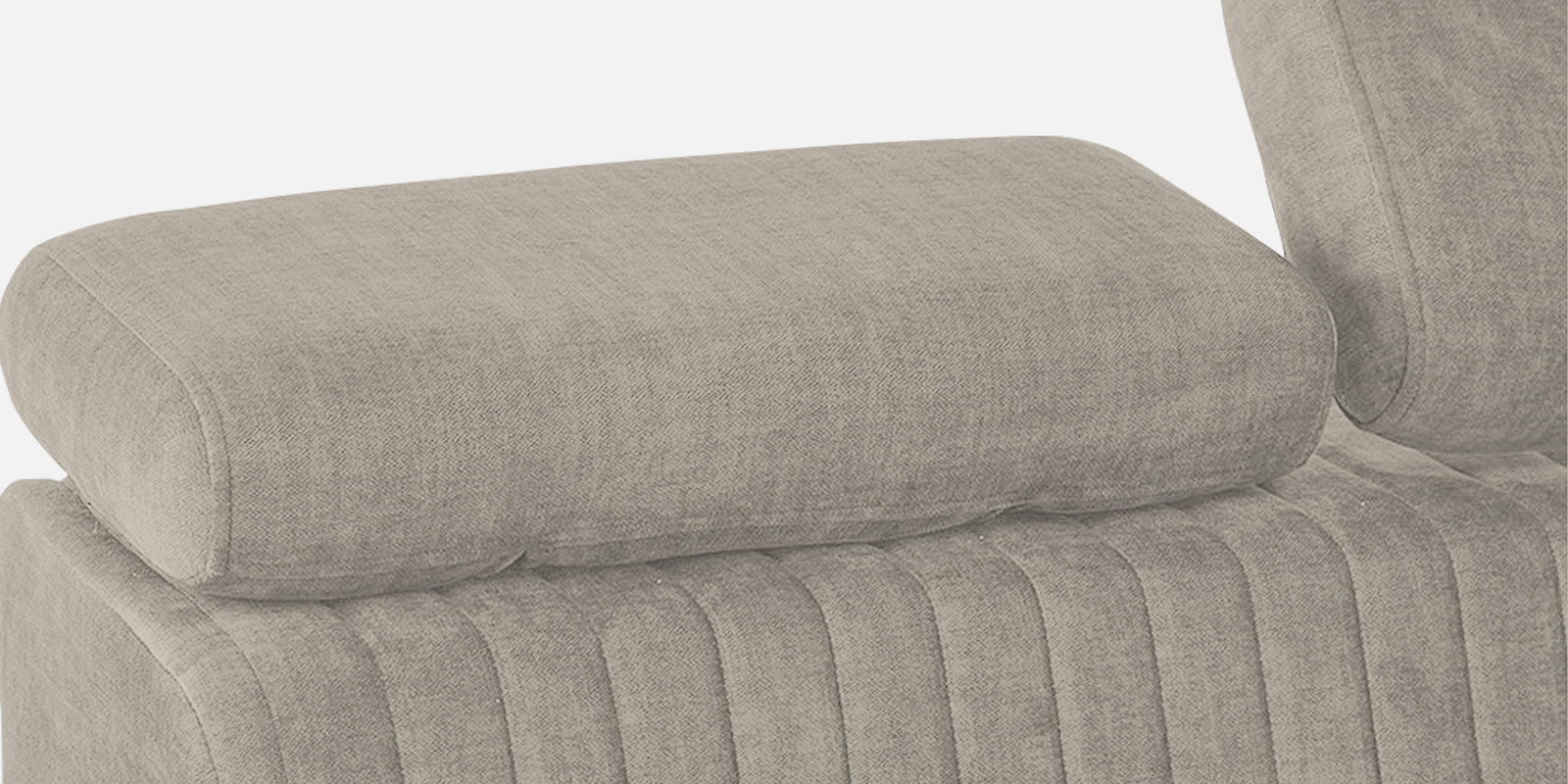 Draco Fabric 2 Seater Sofa In Ash Grey Colour