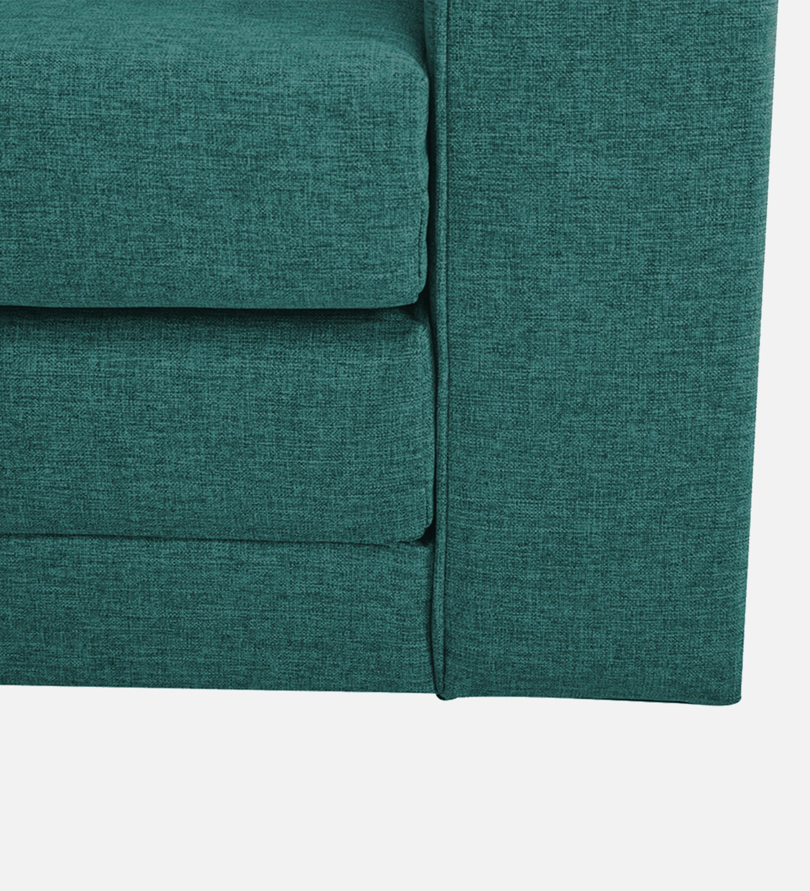 Kenia Fabric 1 Seater Convertible Sofa Cum Bed in Sea Green Colour