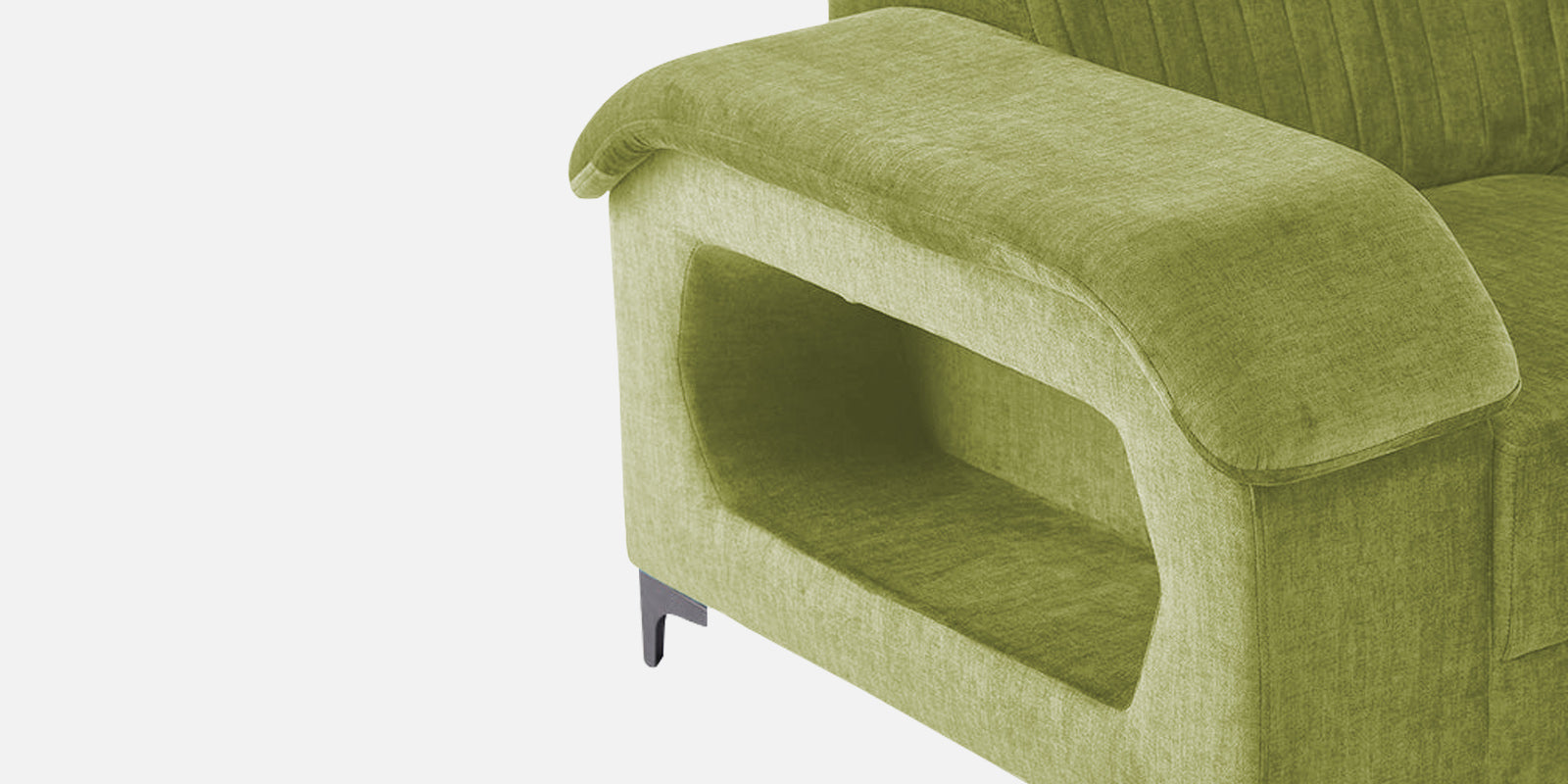 Draco Fabric 3 Seater Sofa in Lime Green Colour