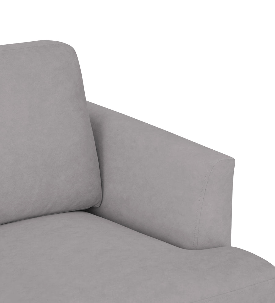 Motra Velvet 1 Seater Sofa In Concrete Grey Colour - Febonic Living