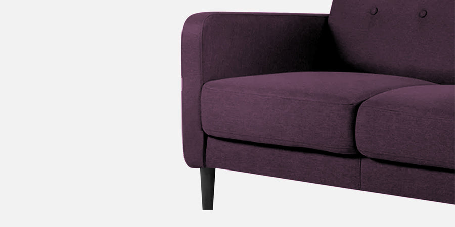 Marq Fabric 3 Seater Sofa In Greek Purple Colour - Febonic Living
