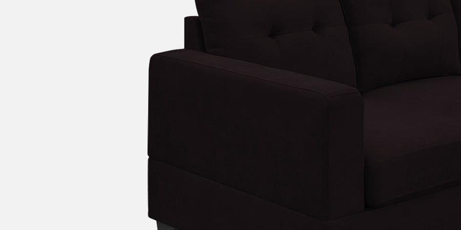 Thomas Fabric Lhs Sectional Sofa 2 Lounger In Cara Brown Colour - Febonic Living