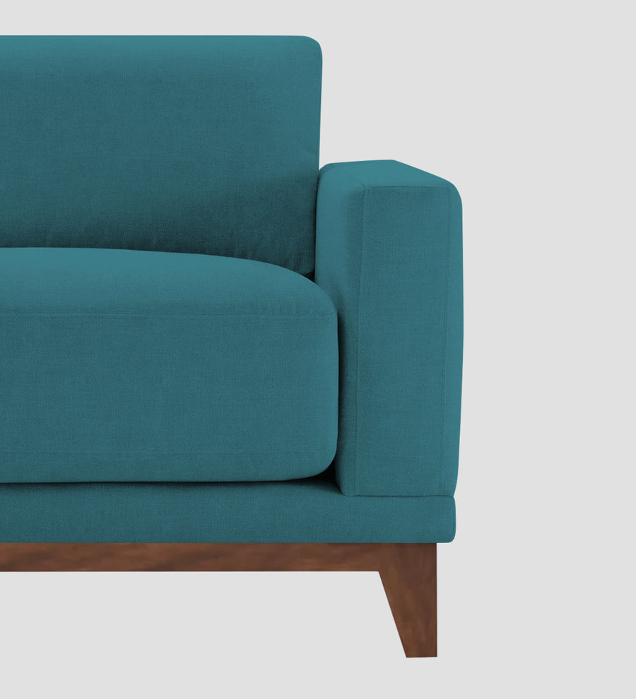 Esha Fabric 1 Seater Sofa In Water Blue Colour - Febonic Living