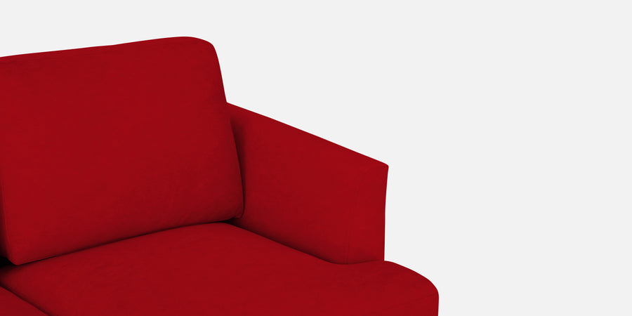 Motra Velvet 3 Seater Sofa In Berry Maroon Colour - Febonic Living
