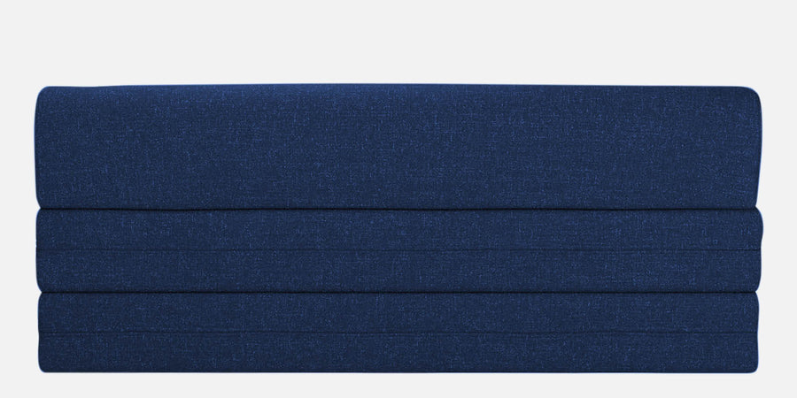 Fleepy Fabric 3 Seater Foldable Sofa Bed In Royal Blue Colour - Febonic Living