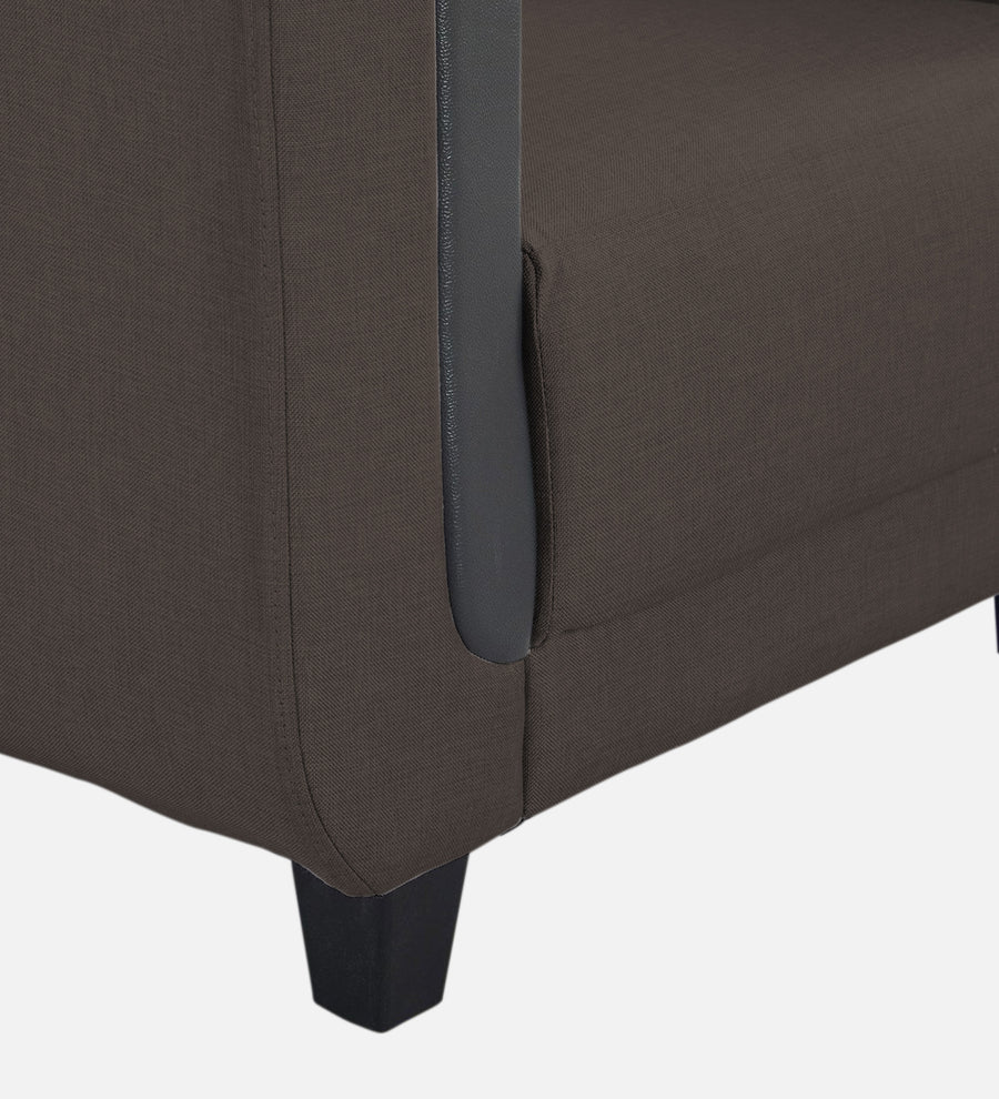 Perry Fabric 1 Seater Sofa In Caspa Brown Colour - Febonic Living
