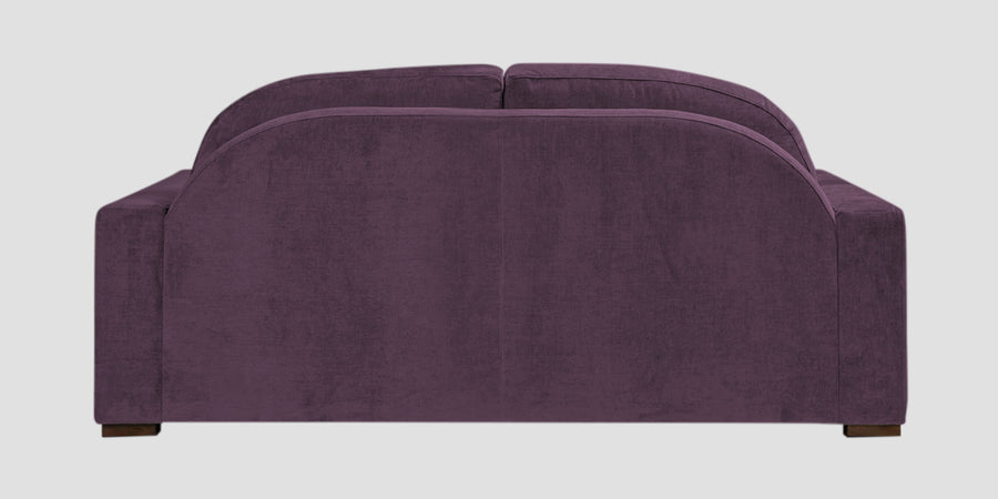 Dara Fabric 2 Seater Sofa In Greek Purple Colour - Febonic Living