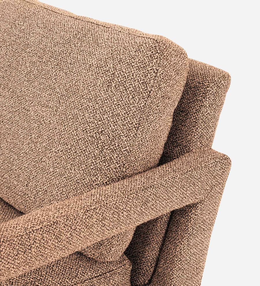 Olsen Fabric Arm Chair In Cosmic Beige Colour - Febonic Living