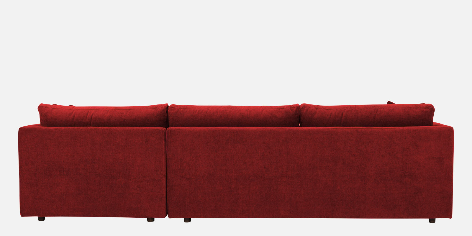 Northern Fabric LHS Sectional Sofa (3+Lounger) in Blood Maroon Colour