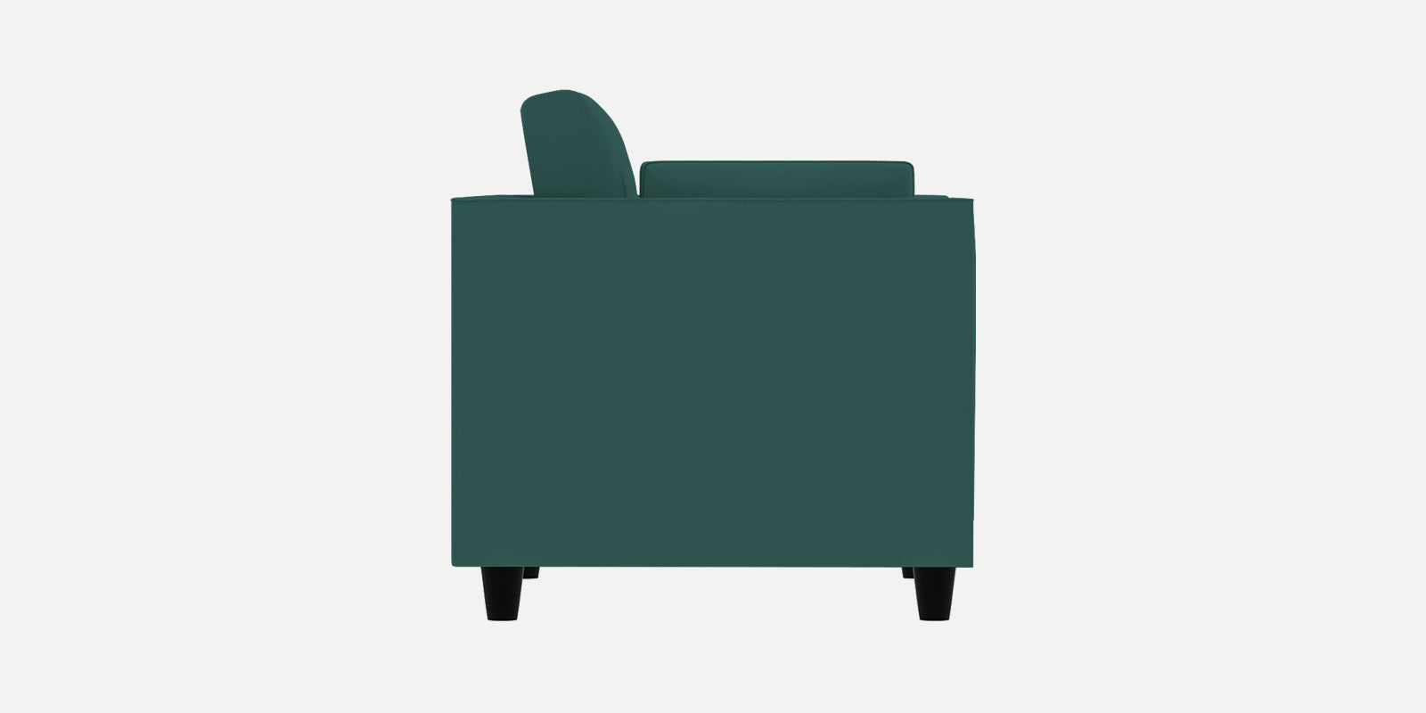 Bristo Velvet 3 Seater Sofa in pine green Colour With Storage