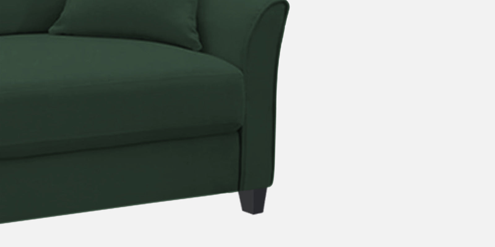 Daroo Velvet 2 Seater Sofa In Amazon Green Colour