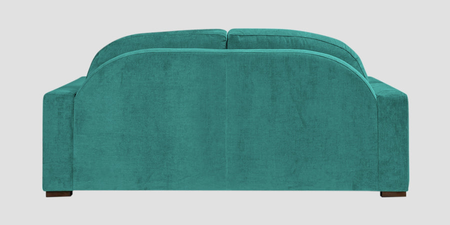 Dara Fabric 2 Seater Sofa In Sea Green Colour - Febonic Living