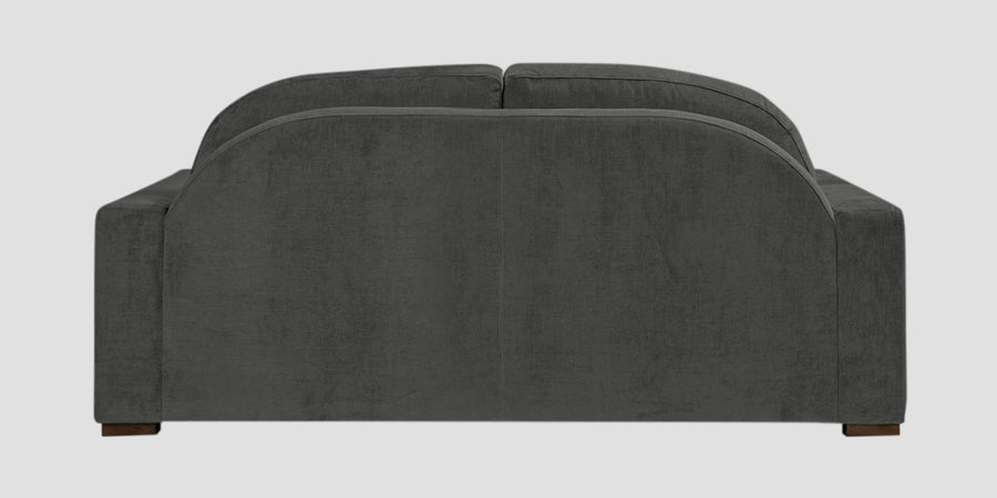 Dara Fabric 2 Seater Sofa In Charcoal Grey Colour - Febonic Living