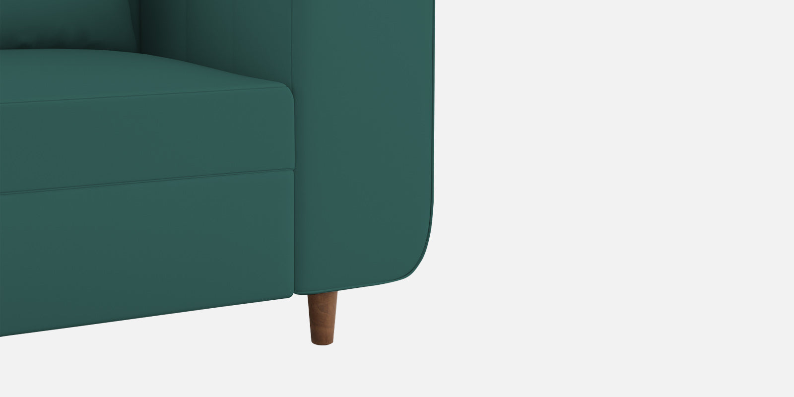 Sumo Velvet 3 Seater Sofa in Pine green Colour