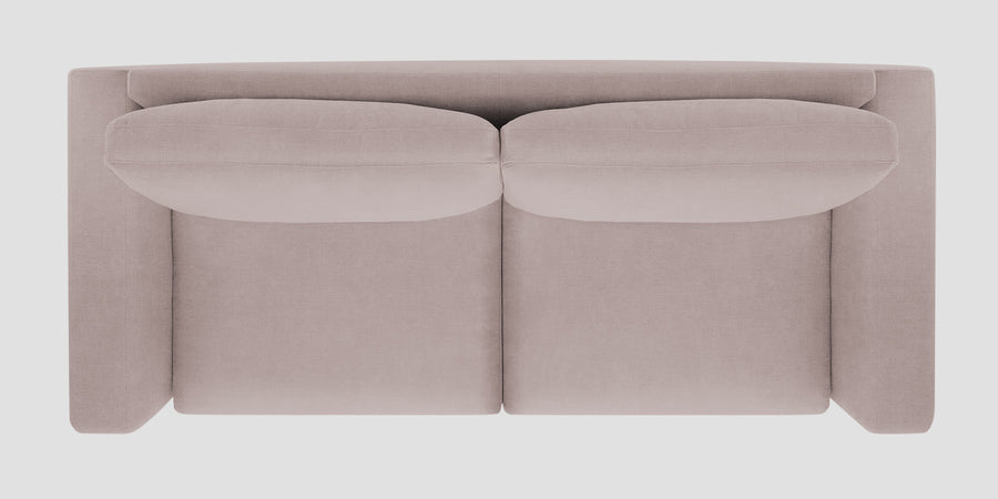 Esha Fabric 2 Seater Sofa In Almond Beige Colour - Febonic Living