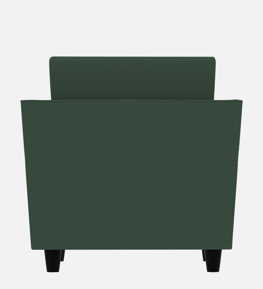 Bristo Velvet 1 Seater Sofa In Amazon Green Colour With Storage - Febonic Living