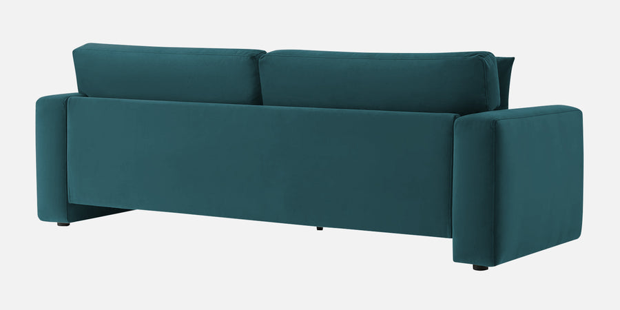 Kosta Velvet 3 Seater Sofa In Arabian Green Colour - Febonic Living