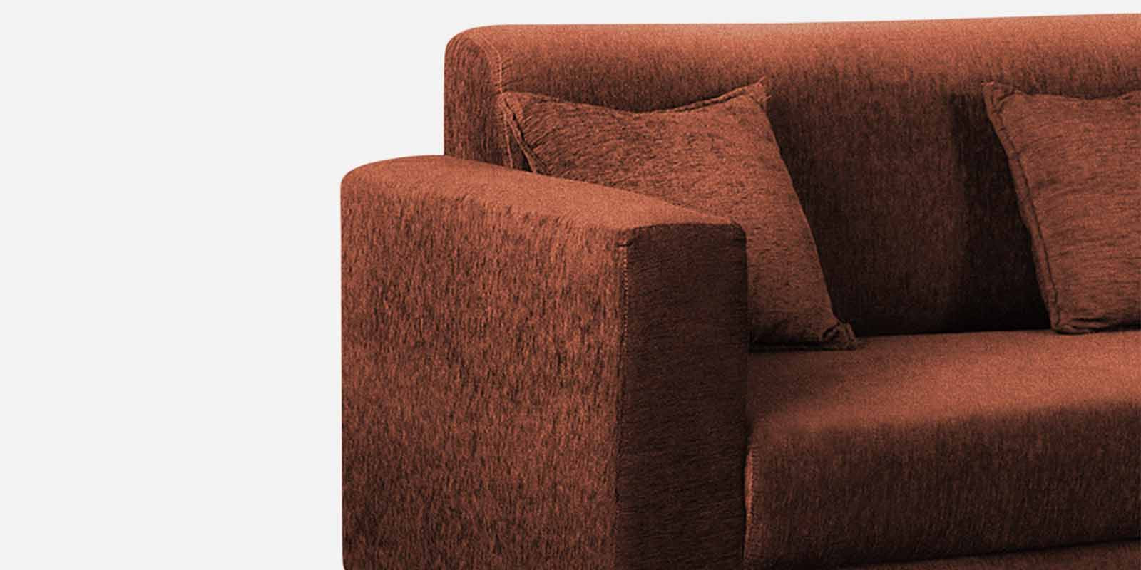 Nebula Fabric 2 Seater Sofa in Coffee Brown Colour