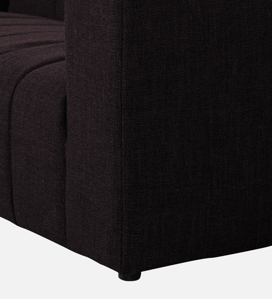 Lara Fabric 1 Seater Sofa In Cara Brown Colour - Febonic Living