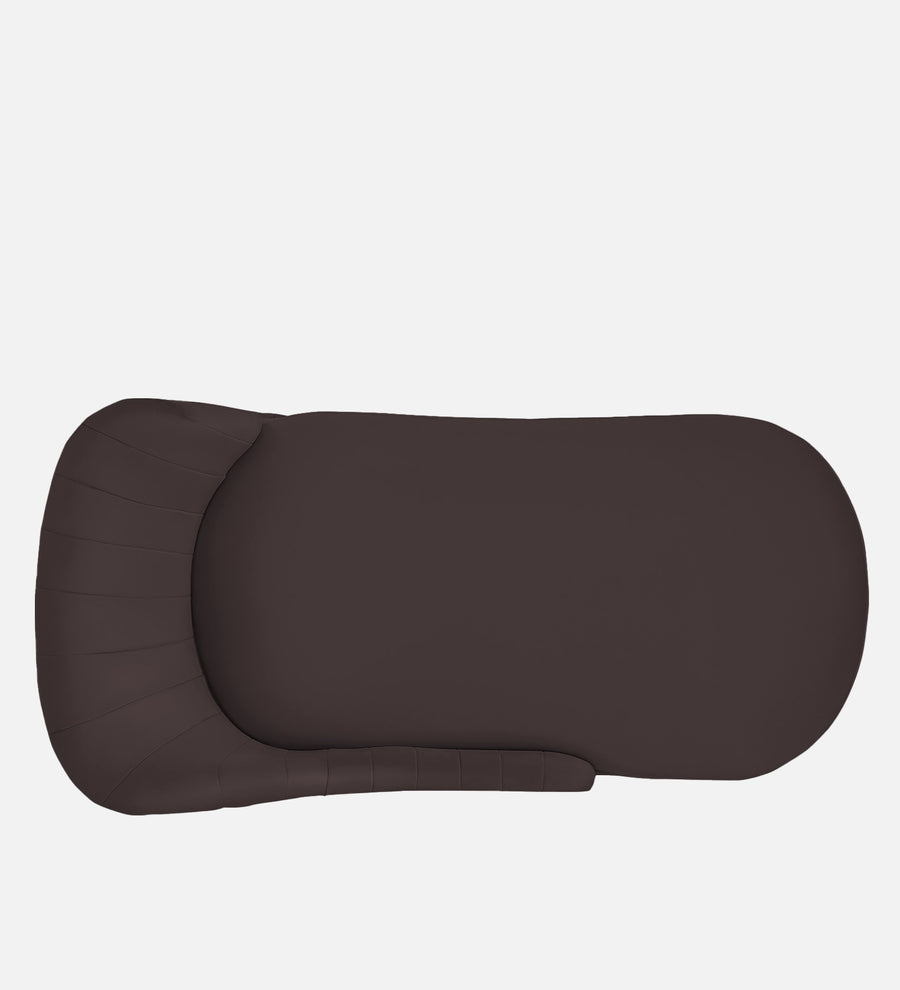 Flora Velvet Rhs Chaise Lounger In Mocha Brown Colour - Febonic Living