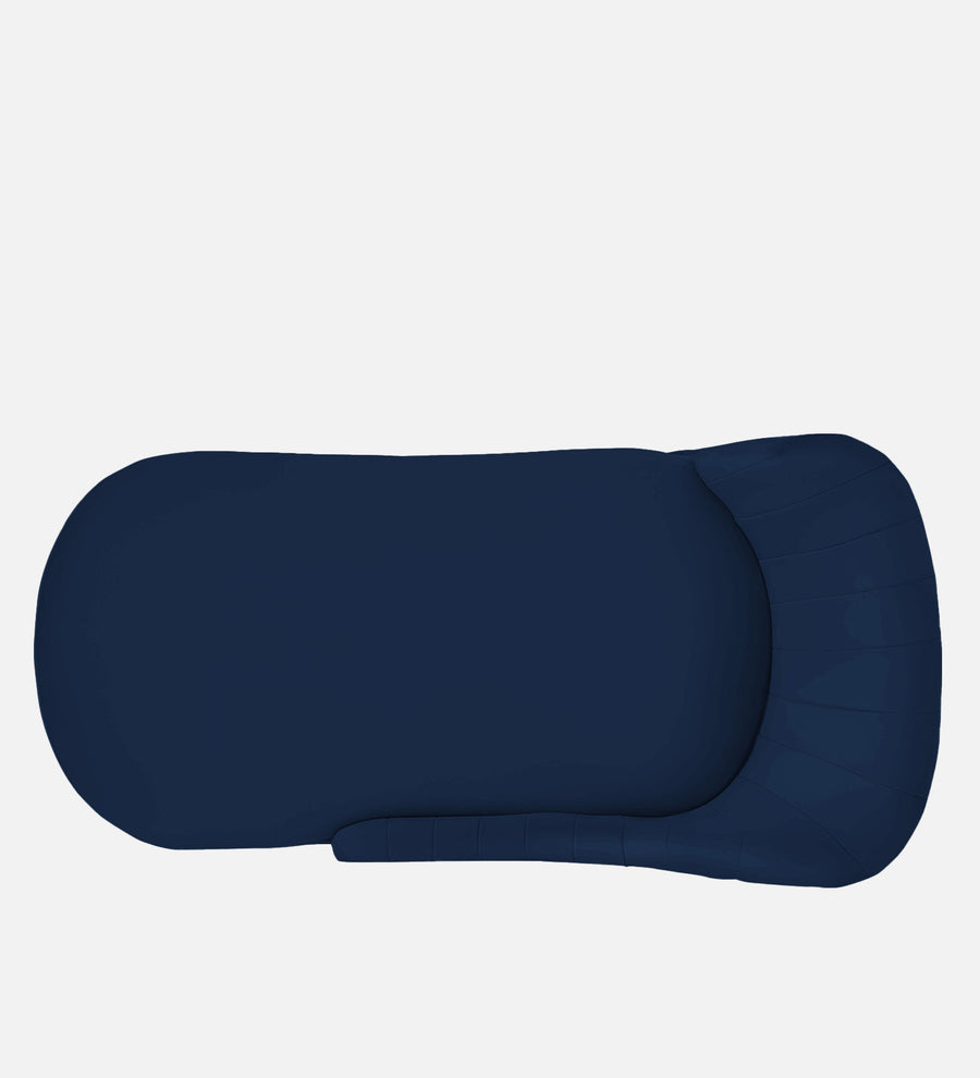 Flora Velvet Lhs Chaise Lounger In Imperial Blue Colour - Febonic Living