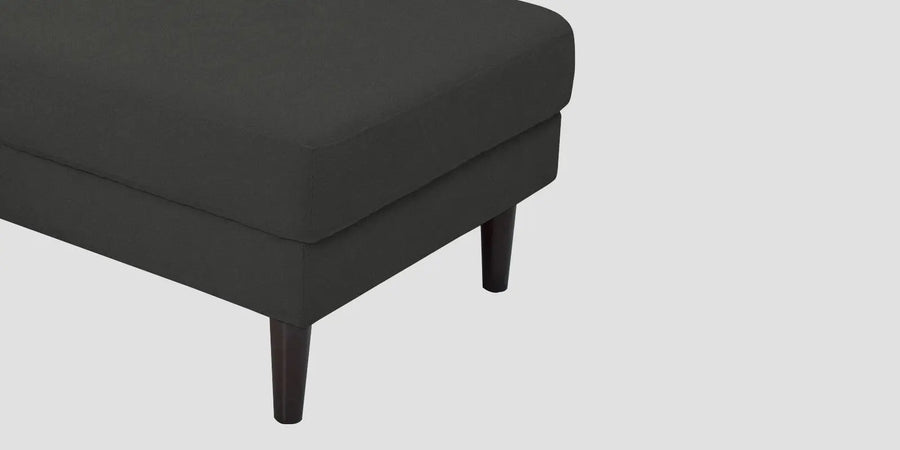 Creata Fabric Lhs Sectional Sofa 2 Lounger In Charcoal Grey Colour - Febonic Living