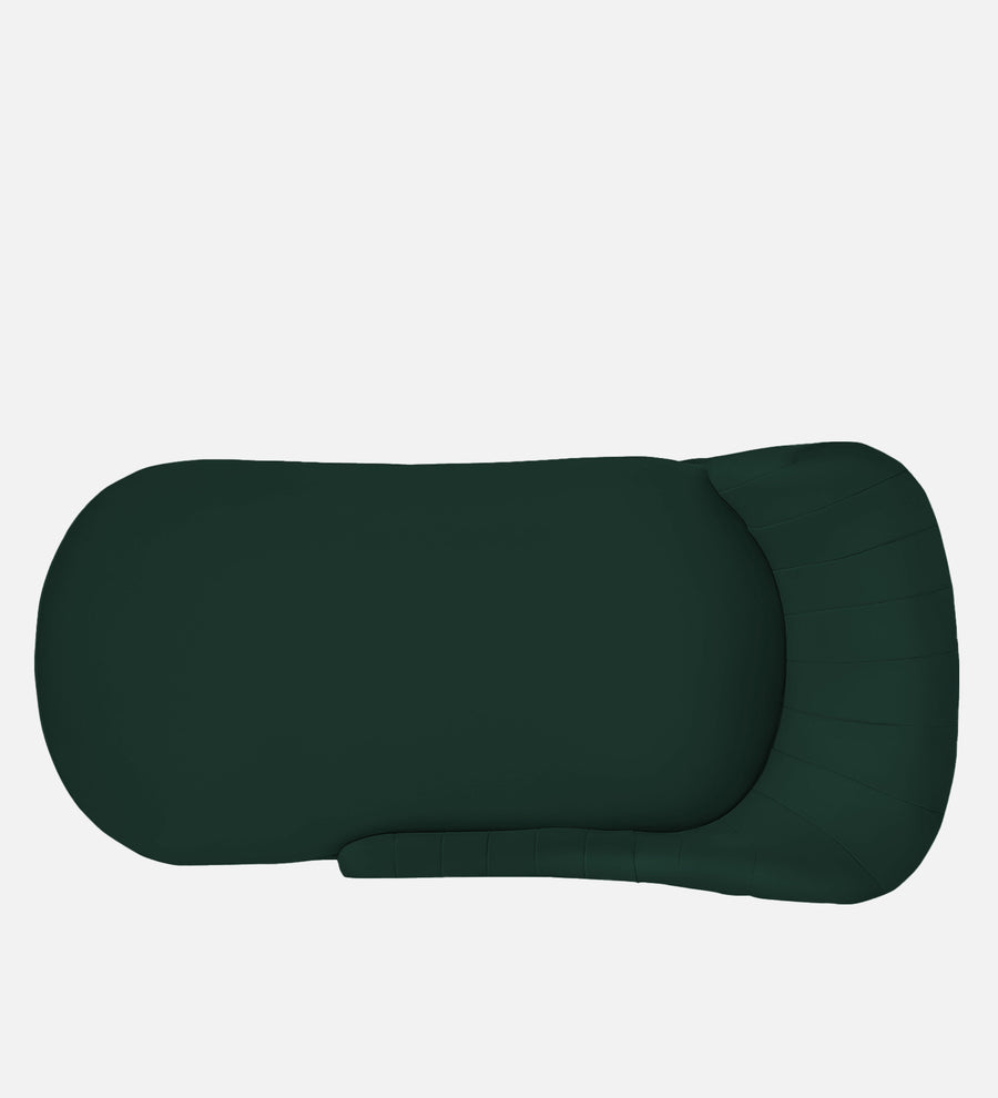 Flora Velvet Lhs Chaise Lounger In Forest Green Colour - Febonic Living