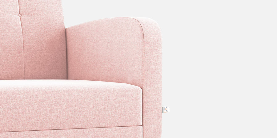 Wiki Velvet 2 Seater Sofa In Millennial Pink Colour - Febonic Living