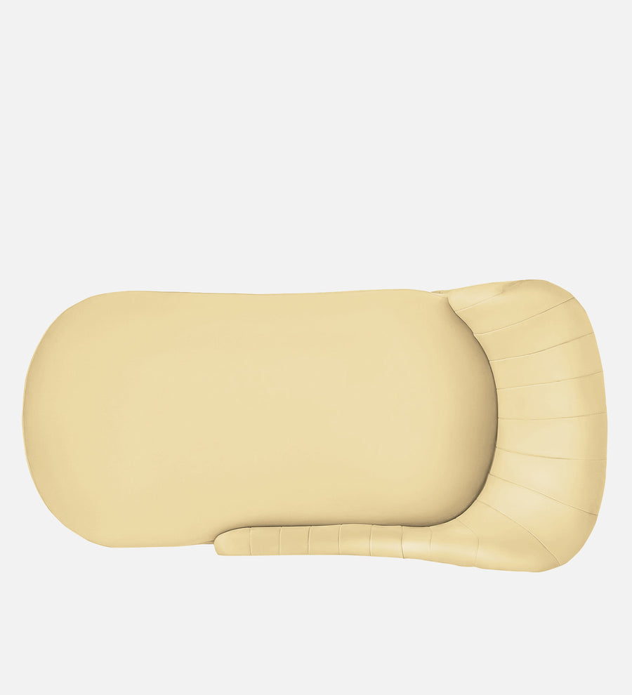 Flora Velvet Lhs Chaise Lounger In Sandy Beige Colour - Febonic Living