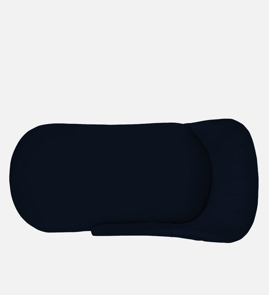 Flora Velvet Lhs Chaise Lounger In Dark Blue Colour - Febonic Living