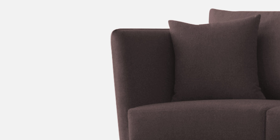 Norway Velvet 3 Seater Sofa In Mocha Brown Colour - Febonic Living