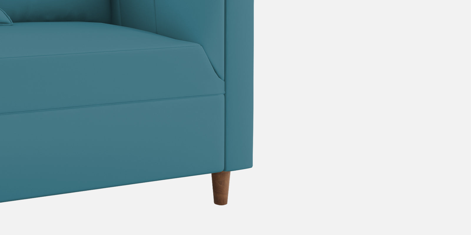 Rubi Velvet 3 Seater Sofa in Aqua Blue Colour