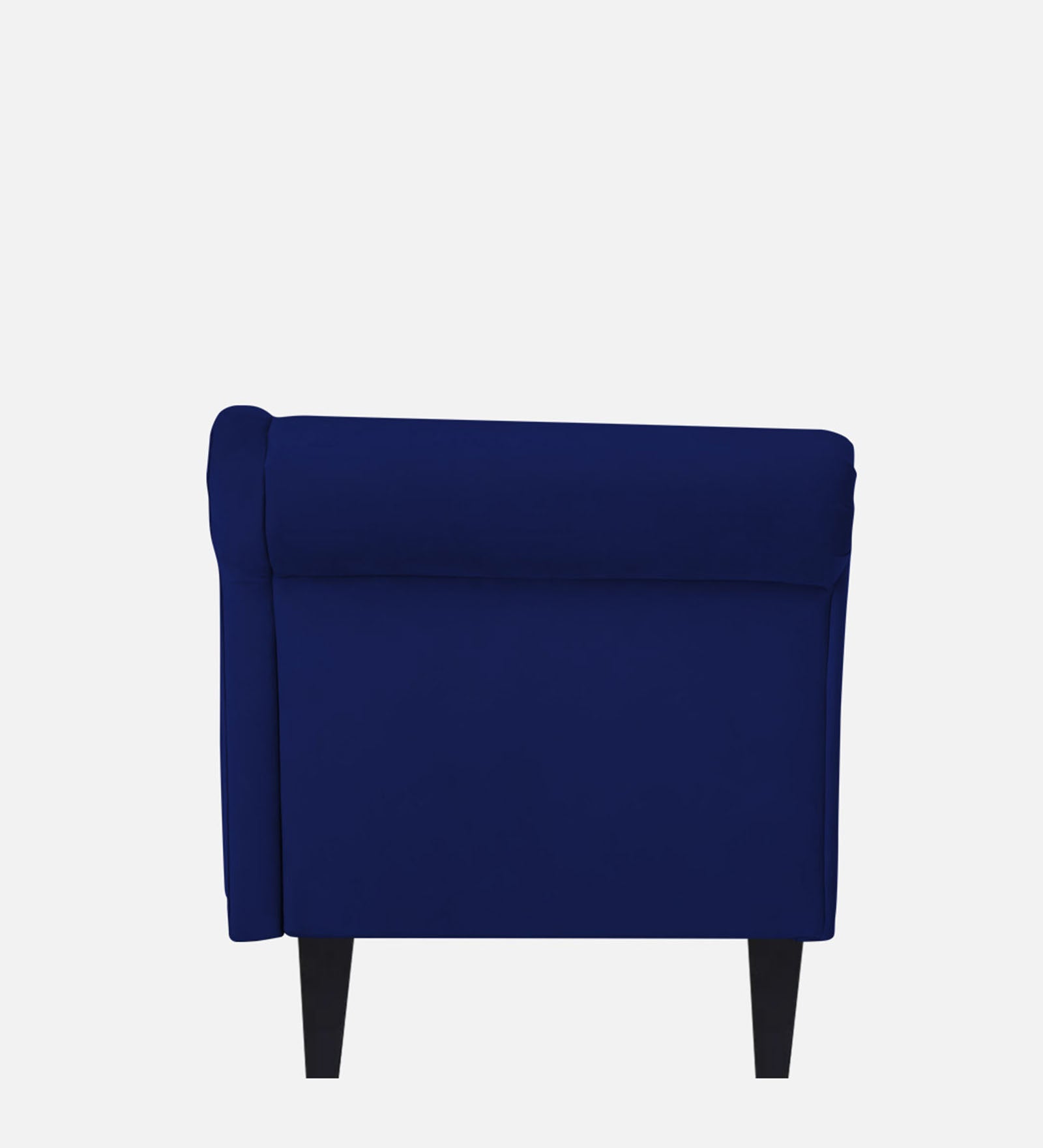 Rana Velvet RHS Chaise Lounger In Imperial Blue Colour