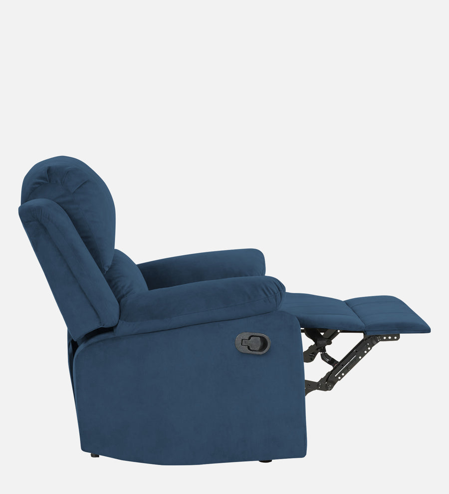 Henry Fabric 1 Seater Motorized Recliner In Light Blue Colour - Febonic Living