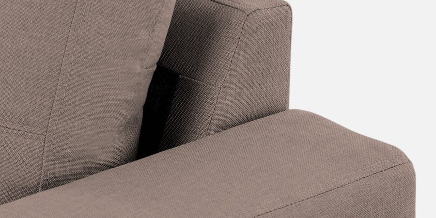 Perry Fabric Rhs Sectional Sofa 3 Lounger In Kadhi Beige Colour - Febonic Living