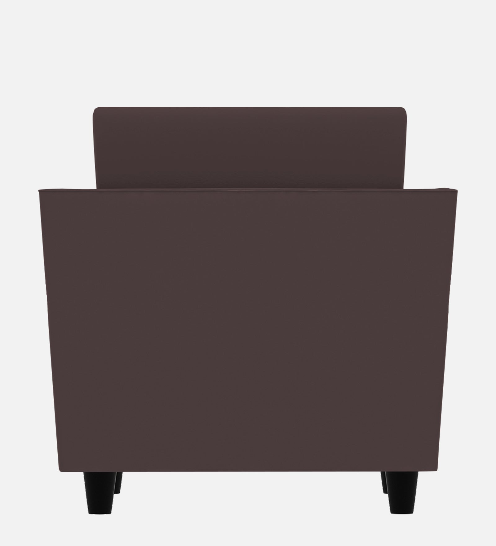 Bristo Velvet 1 Seater Sofa in Mocha Brown Colour With Storage