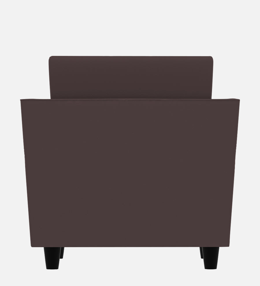 Bristo Velvet 1 Seater Sofa In Mocha Brown Colour With Storage - Febonic Living