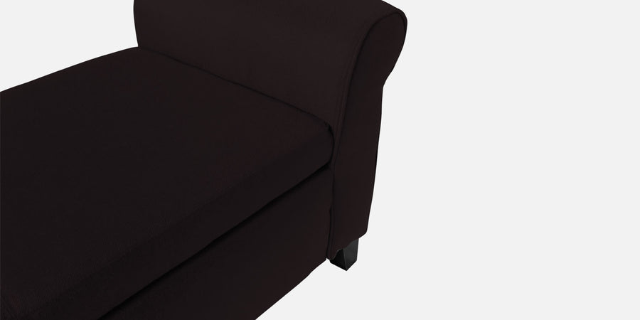 Molo Fabric 3 Seater Recamier In Cara Brown Colour With Storage - Febonic Living