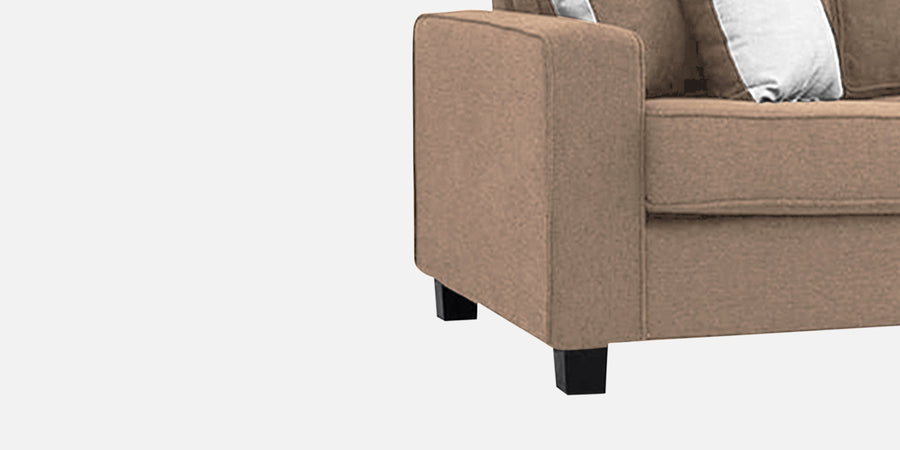 Ladybug Fabric 2 Seater Sofa In Cookie Beige Colour - Febonic Living