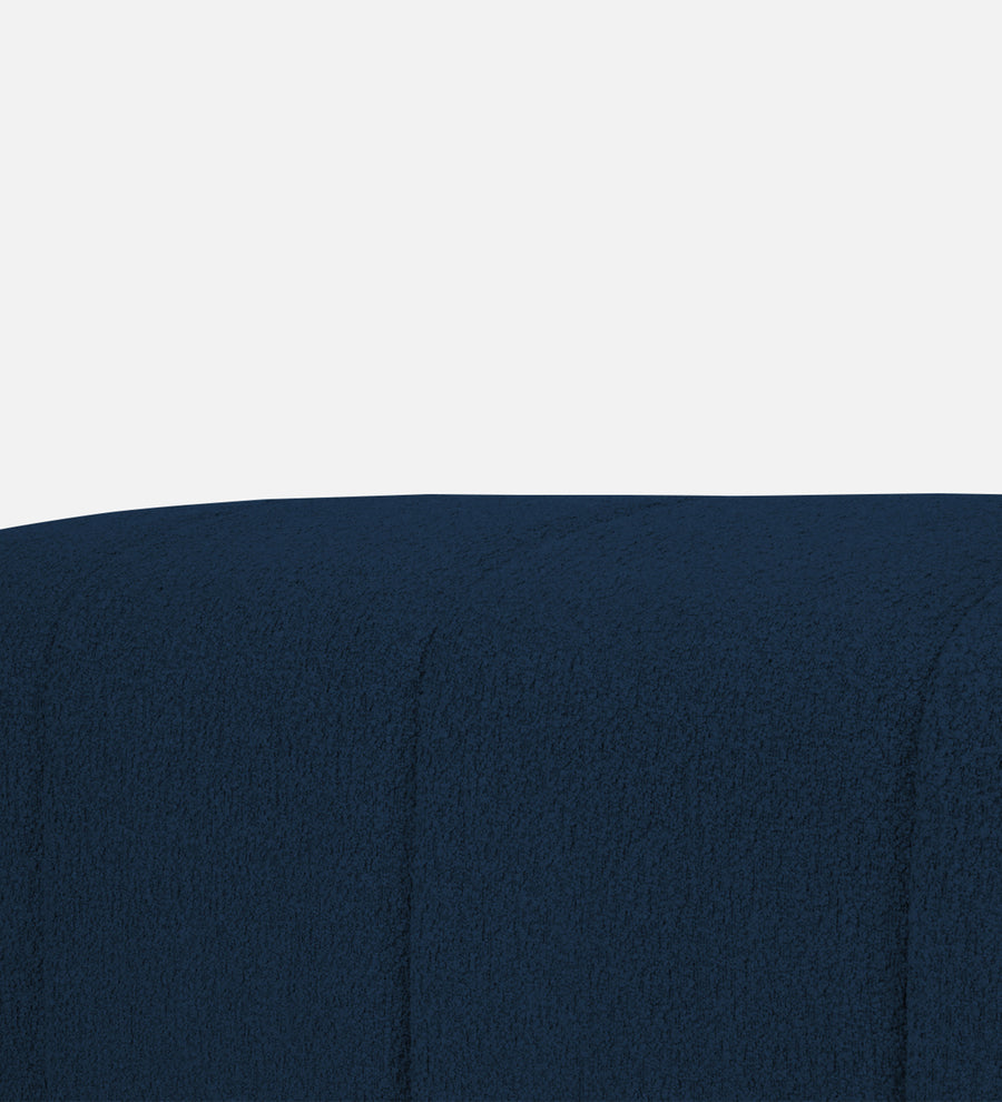 Rexi Boucle Fabric Bench In Danim Blue Colour - Febonic Living